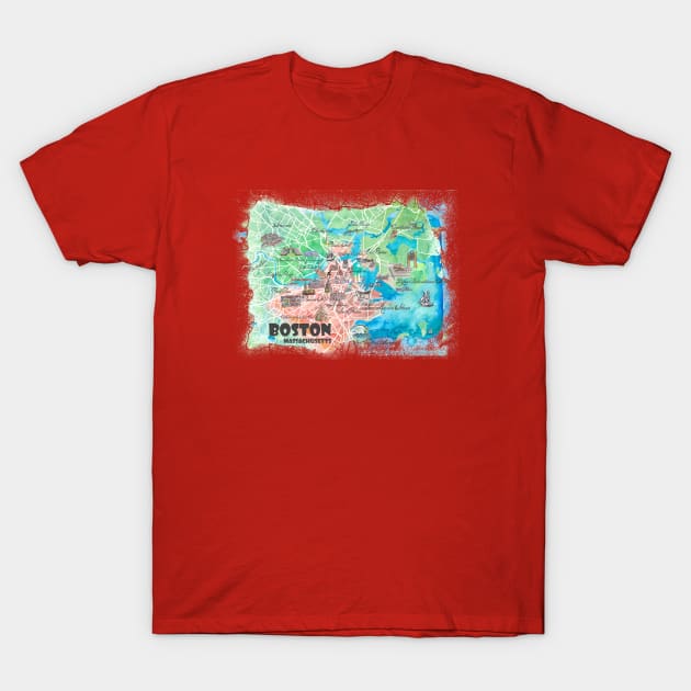 Boston, Massachusetts T-Shirt by artshop77
